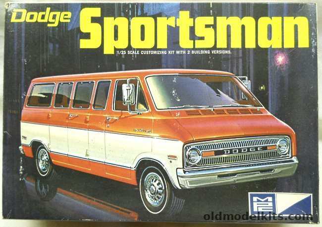 MPC 1/25 Dodge Sportsman Van - Stock or Custom, 1-7129 plastic model kit